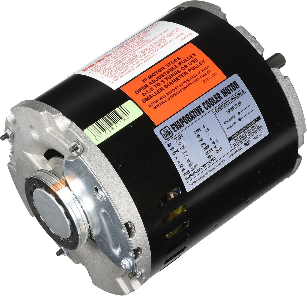 DIAL 2201 1/3 hp 115V 1SPD Motor