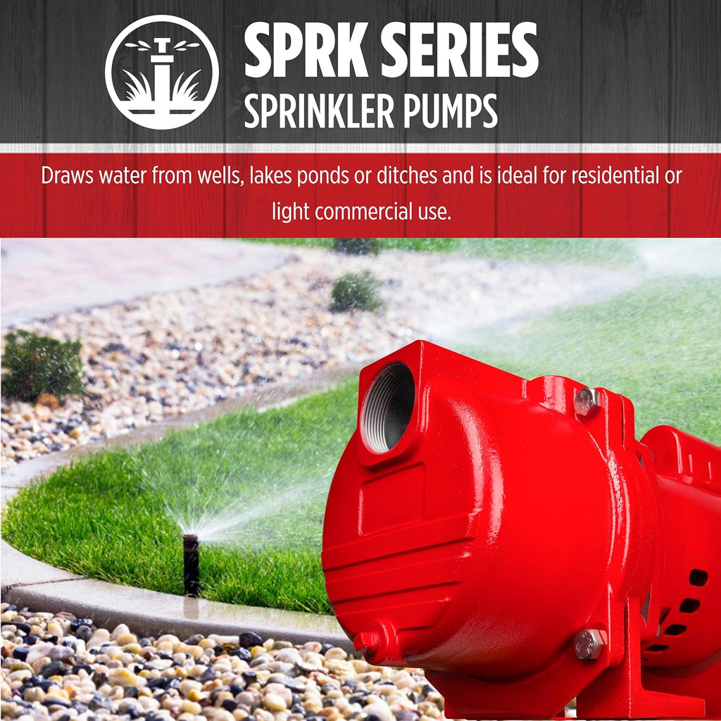 Red Lion RL-SPRK200 Sprinkler/Irrigation Pump, 230V, 76 GPM, 2 HP