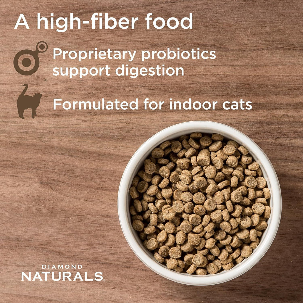 Indoor Adult Dry Cat Food, Chicken & Rice, 6lb