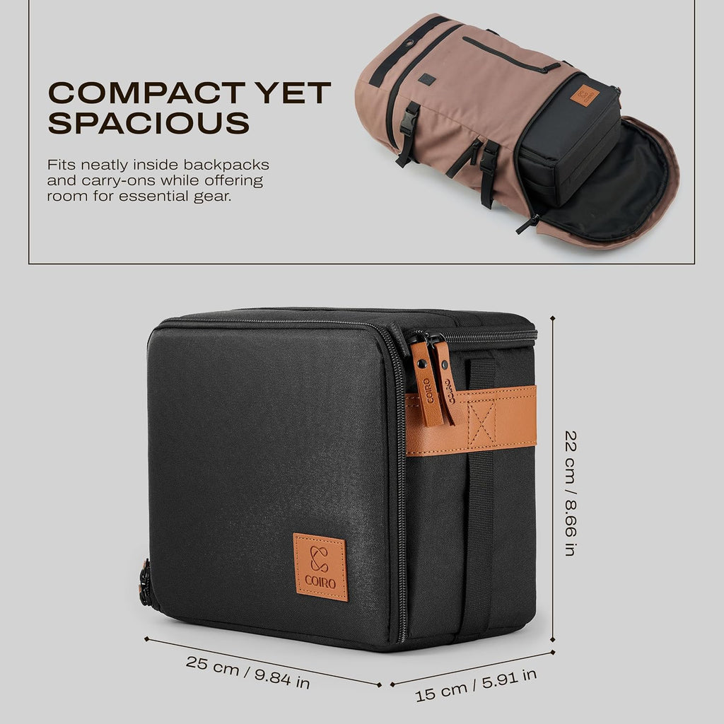 Camera Bag for Digital DSLR SLR, Protection, Waterproof Mirrorless Small Camera Bag, Camera Lens Case, Travel