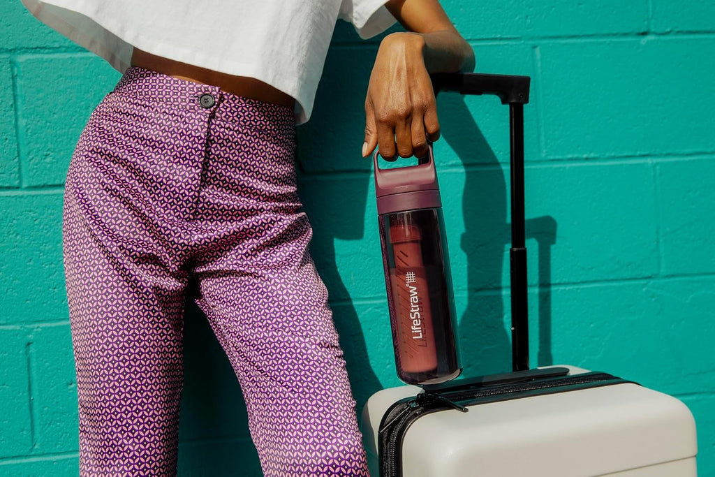 Go Series — BPA-Free Water Filter Bottle for Travel and Everyday Use Removes Bacteria, Parasites and Microplastics