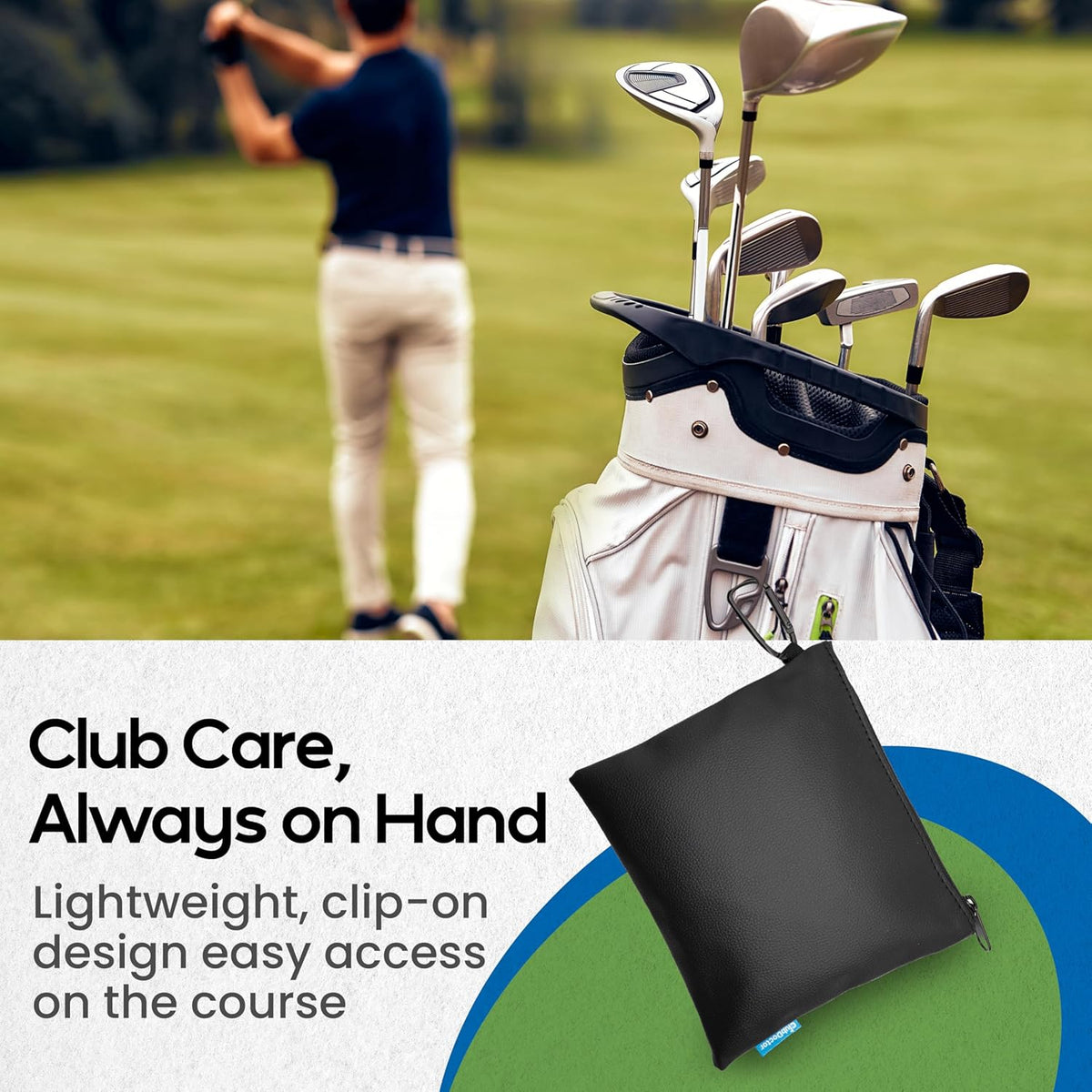 Golf Club Care Kit – Clean, Polish, and Restore Irons, Drivers, Putters – Scratch, Scuff, Rust Remover – Complete