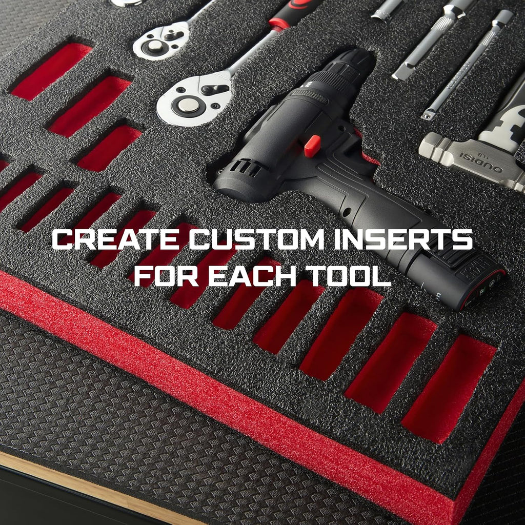 Tool Box Foam Cutting Kit for Kaizen Foam & Shadow Foam – Utility Knife Set for Custom Tool Box Foam Inserts