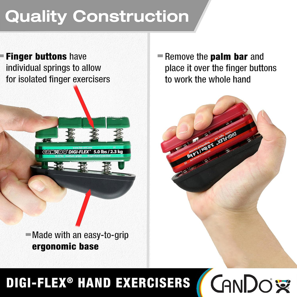 Digi-Flex Hand and Finger Exerciser Red Light