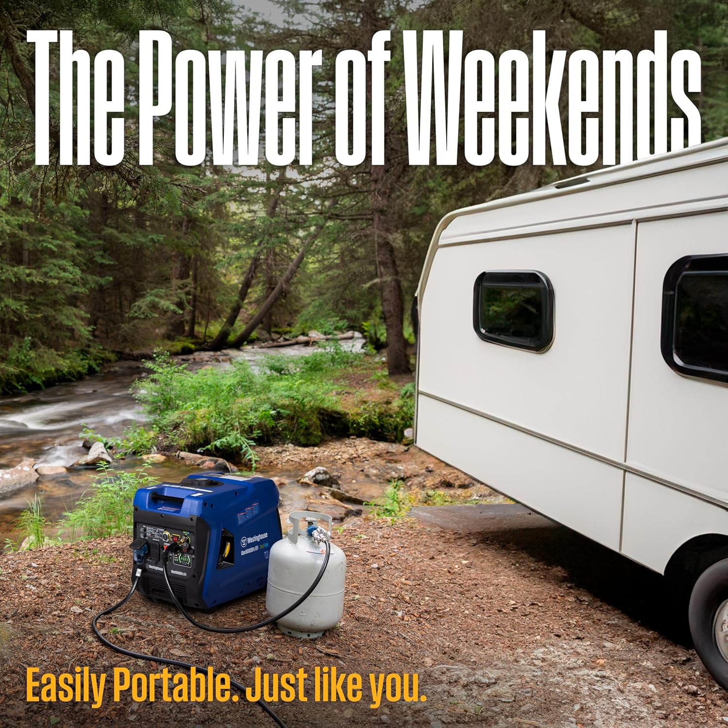 5000 Peak Watt Super Quiet Dual Fuel Portable Inverter EFI Generator, Remote Electric Start, Gas & Propane Powered