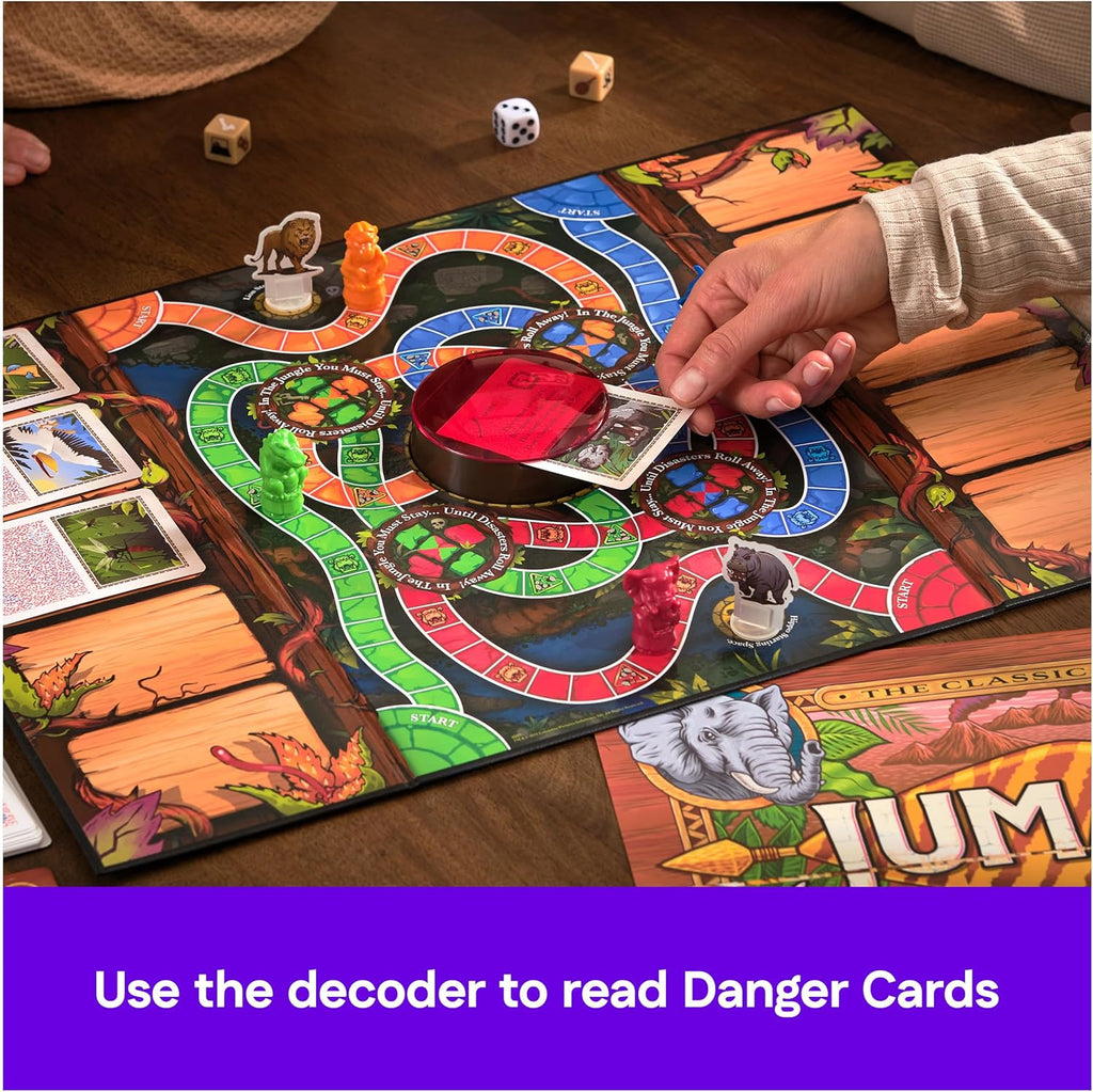 Spin Master Games, Jumanji 30th Anniversary Edition, The Classic Thrilling Adventure Family Board Game Based on the