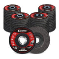 EZARC Aluminum Oxide Flap Discs 80 Grit, 4-1/2 x 7/8-Inch, Type 29, 50-Pack