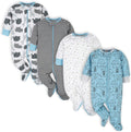 Baby Boys' 4-pack Sleep 'N Play Footies