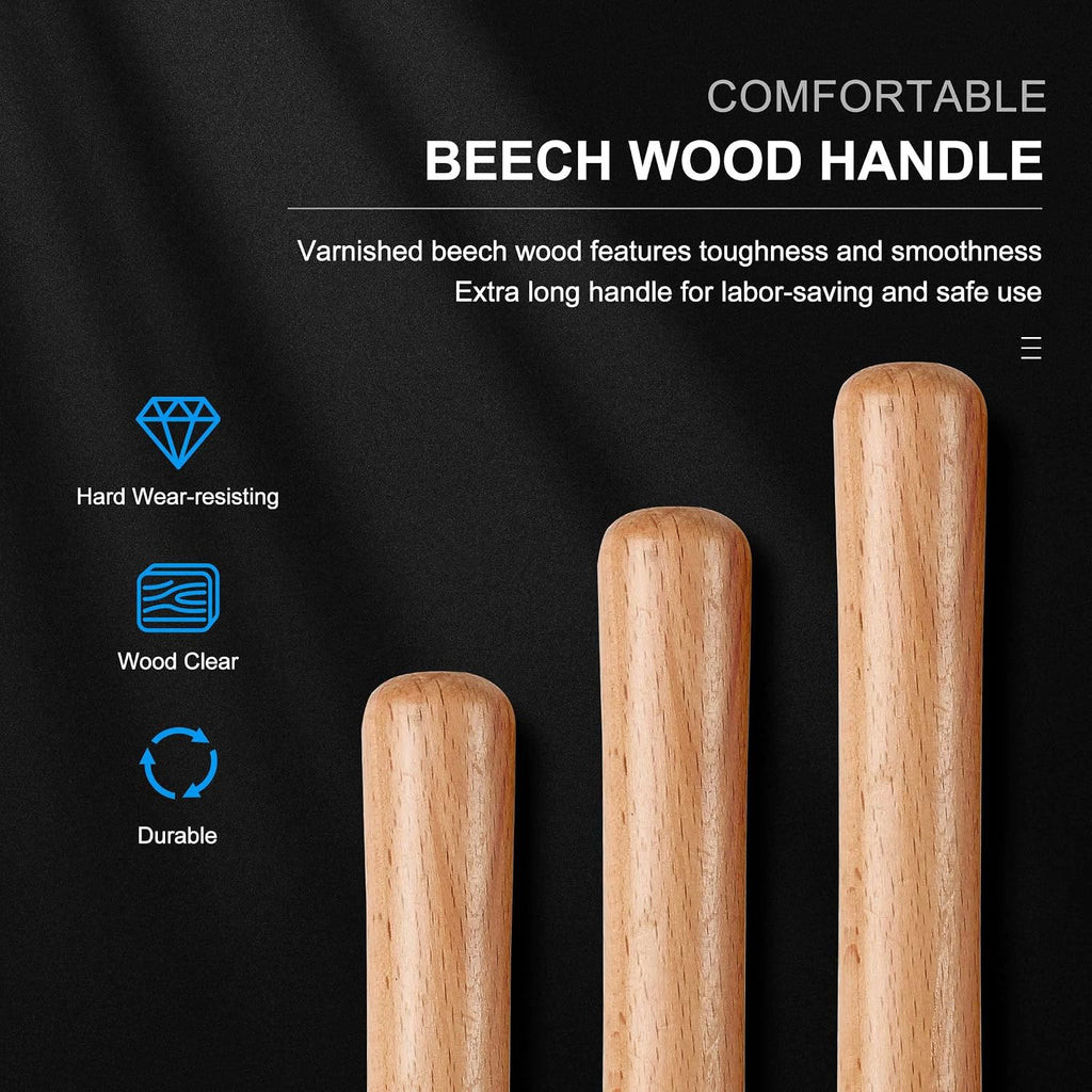 Professional Wood Turning Chisel 8 pcs Set, Lathe Chisel Set with 2 Skew 1 Spear Point 1 Parting 1 Round Nose & 3