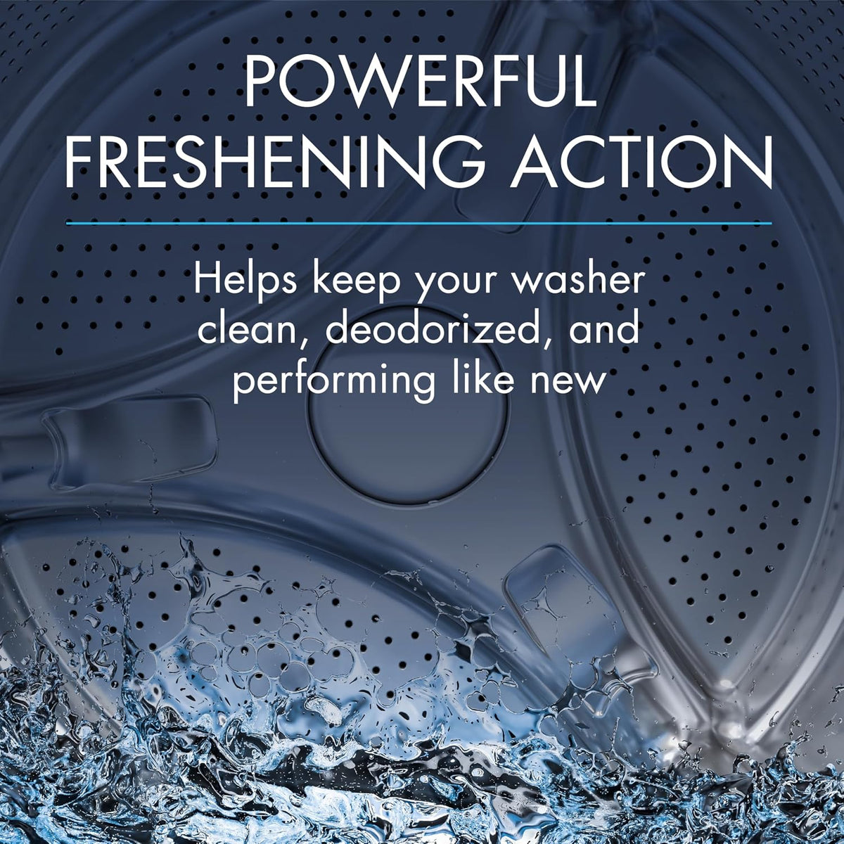 Washing Machine Cleaner & Freshener, Fresh Scent, 9 Tablets
