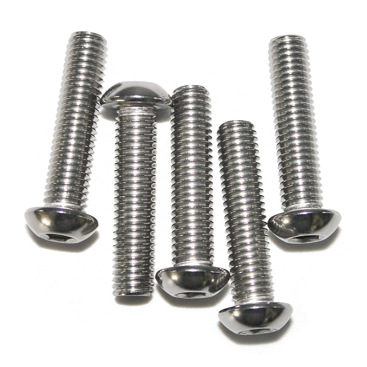 Fullerkreg M4-0.70 x35mm Button Head Socket Cap Bolts, 25 Pack