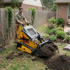 Mini Skid Steer Loader 24HP Gas Stand-On, Compact Track Loader