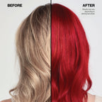 Color + Clenditioner, Semi-Permanent Hair Color, Red, 12 Fl Oz