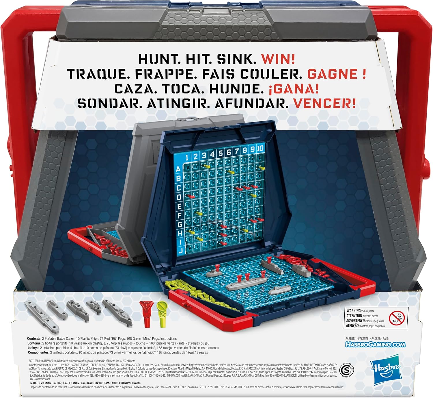Hasbro Gaming Battleship Classic Board Game | Strategy Games for Kids and Adults | Ages 7+ | 2 Players | Fun Kids