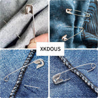 3 Inch Large Safety Pins 100 pcs Silver Pins Bulk