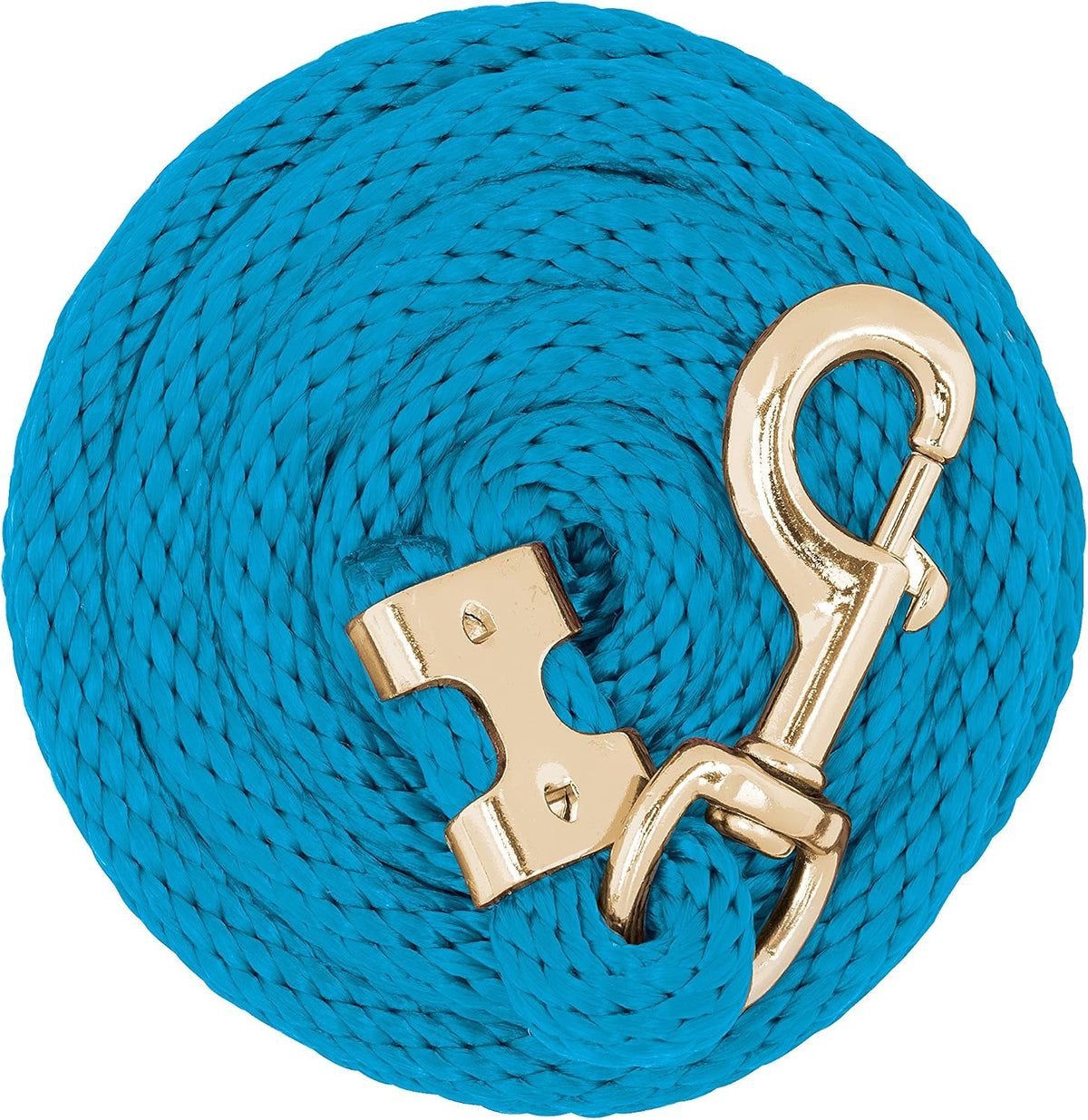 8' Horse Lead Rope with Brass-Plated Snap