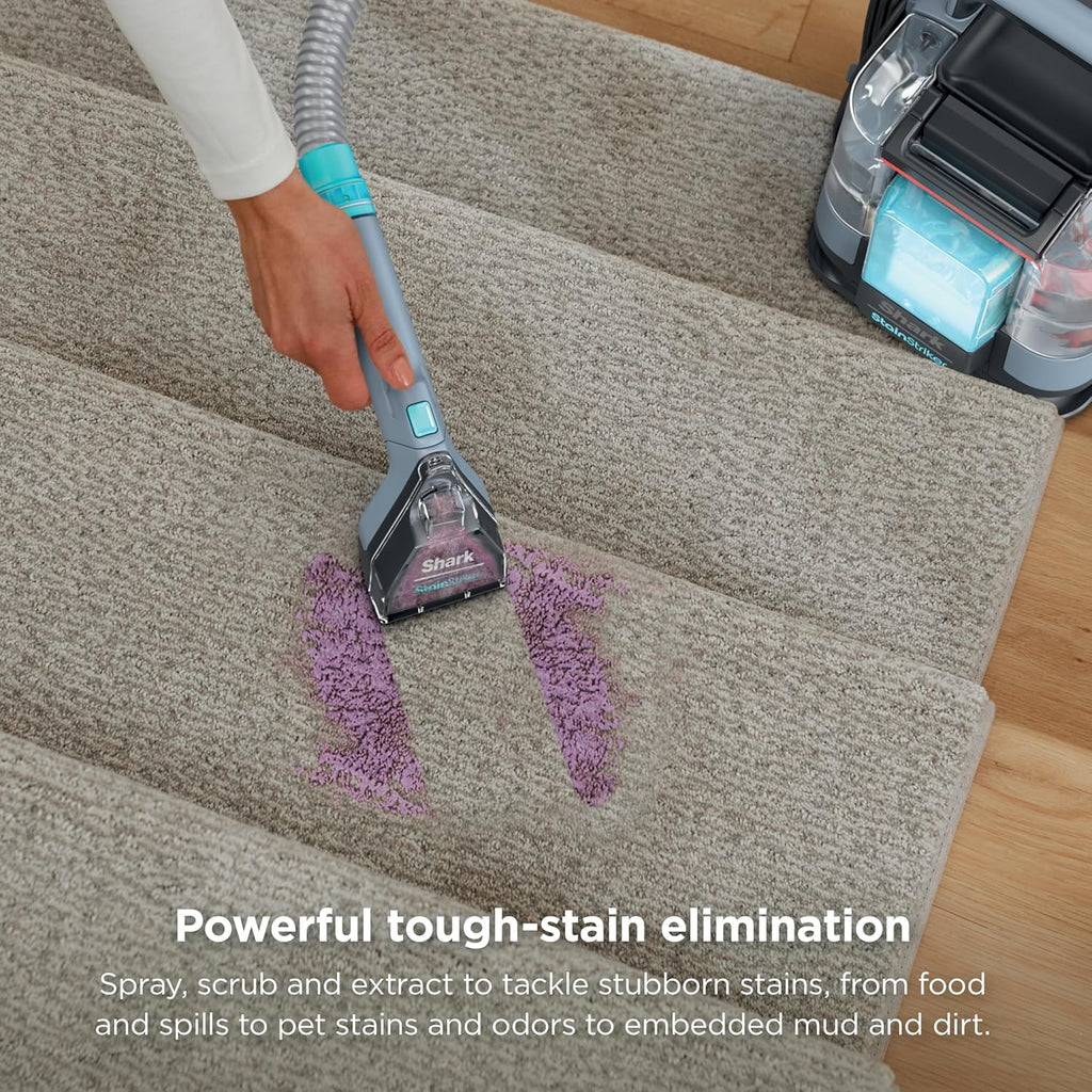 StainStriker Portable Carpet/Upholstery Cleaner, 4 Tools, PX202BRN | For Carpet, Upholstery & Area Rugs, Stain & Odor