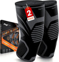 Knee Brace for Pain Relief - Knee Compression Sleeves for Men and Women - Support for Weightlifting, Gym, Workout