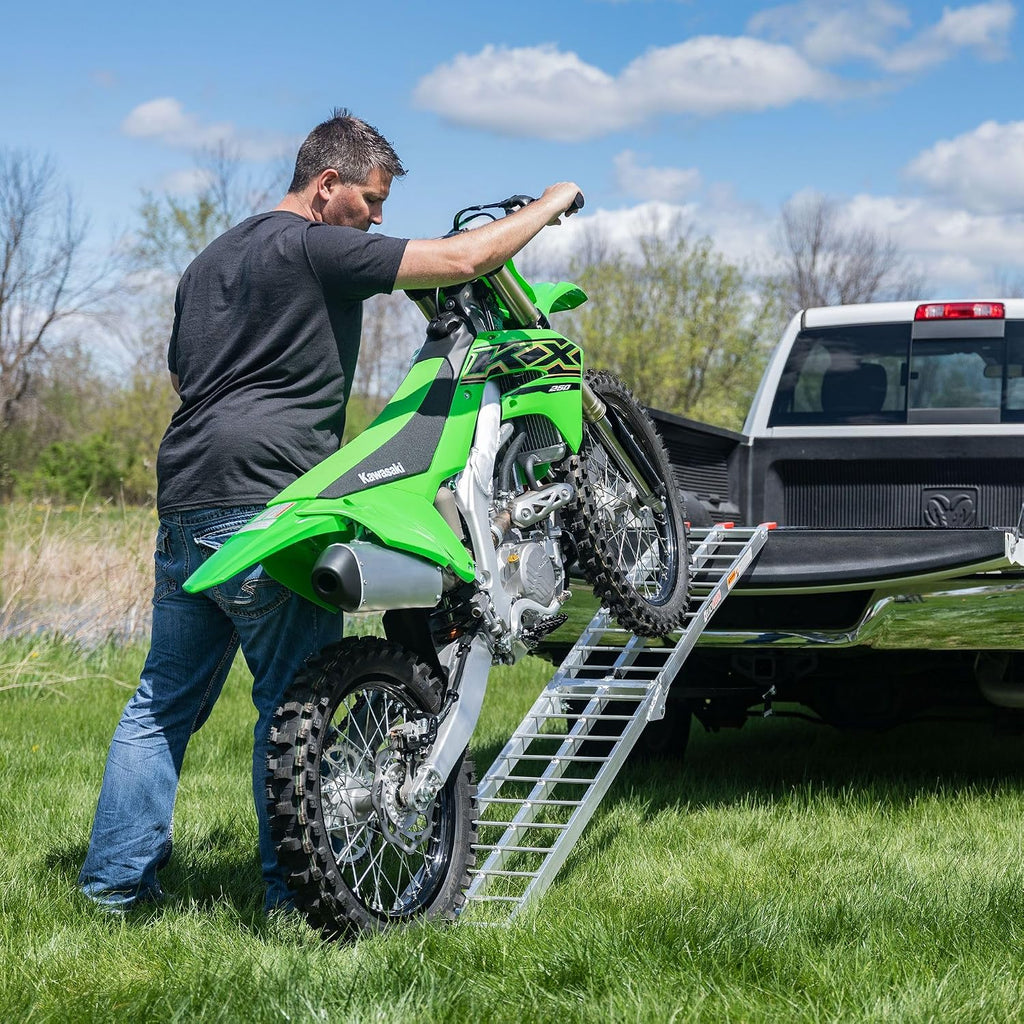 7' 5" Motorcycle Dirt Bike Loading Ramp 750 lb Cap
