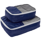 4 Piece Miami Luggage and Packing Cubes Set, Blue