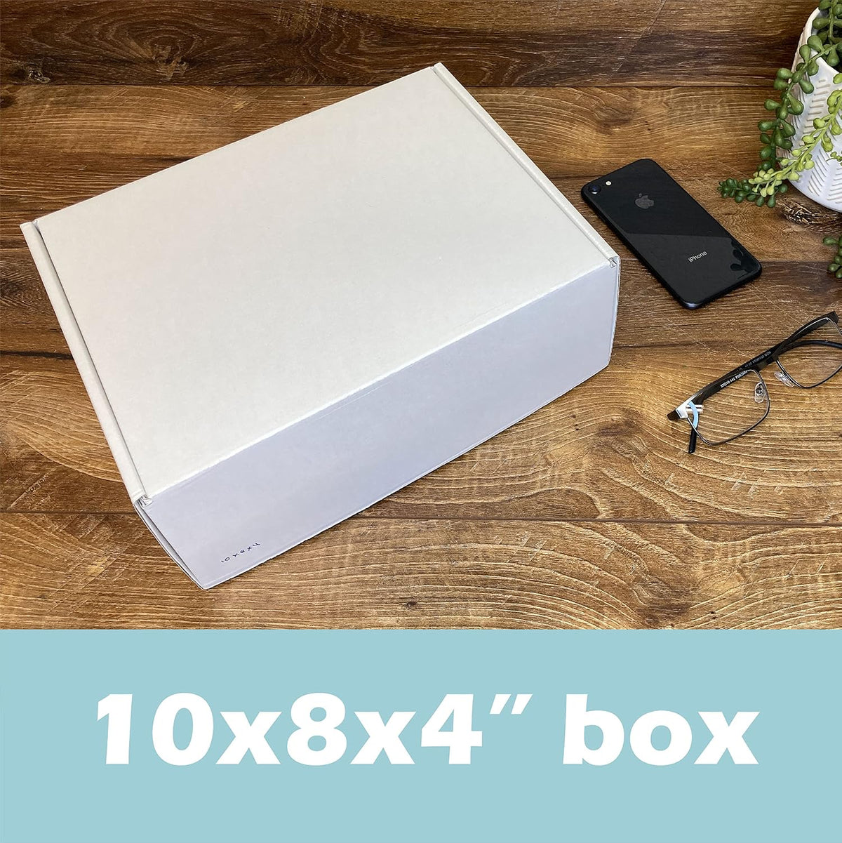 Make Your Own 10 x 8 x 4" Custom Boxes, Printed on the Outside (Mailers & Shipping Boxes). Great for Subscriptions