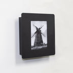 4"X 6" Picture Wall Mount Photo Frame Key Cabinet | Holds up to 5 Keys, Magnetic Lock, Pre-Drilled for Wall Mounting