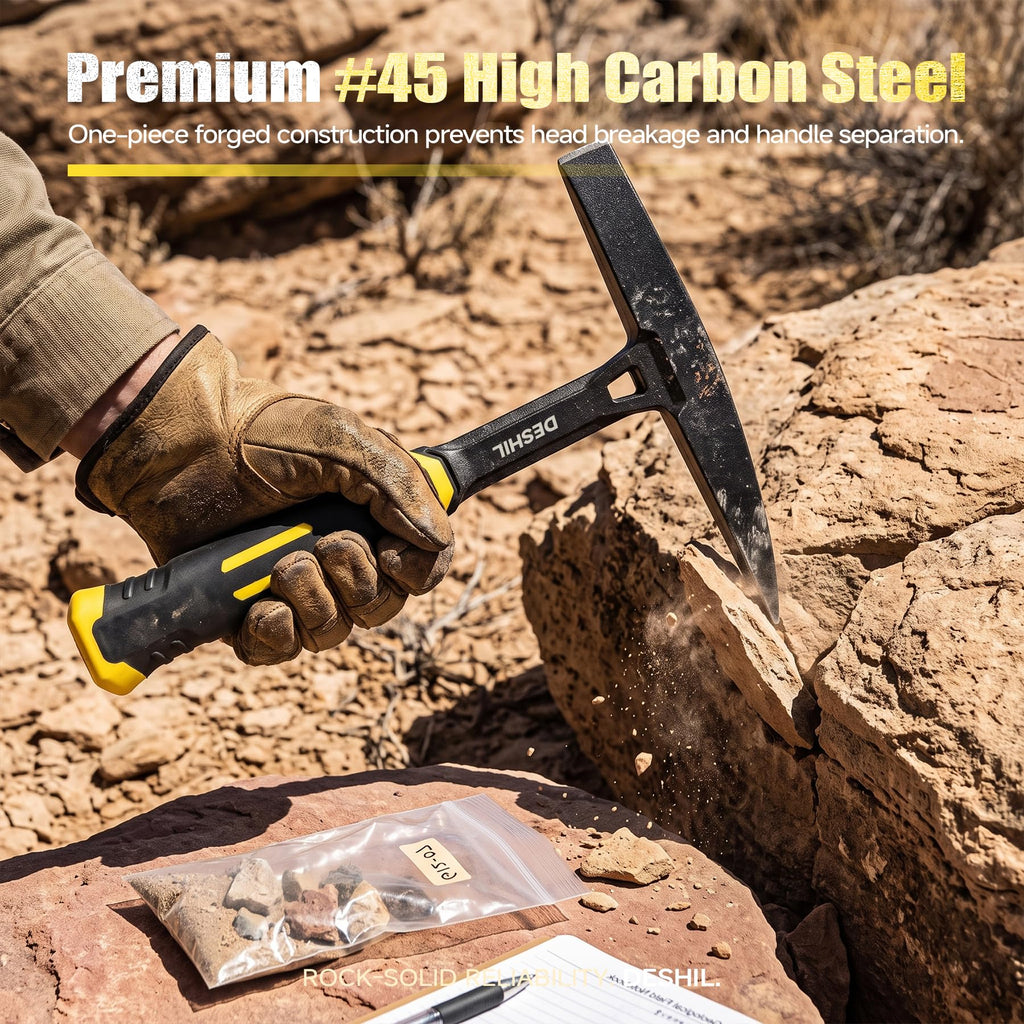 14oz Chipping Hammer, for Weld Slag Cleaning, Mining, Exploration