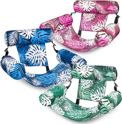 Pool Floats Chairs Adult, 3 Packs Inflatable Lounge Chairs,Blow up Pool Noodles Floats for Adults,Water Floating for