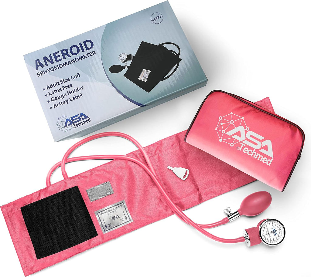 Manual Blood Pressure Monitor - Aneroid Sphygmomanometer for Nurses, Universal Standard Blood Pressure Cuff, Nurse