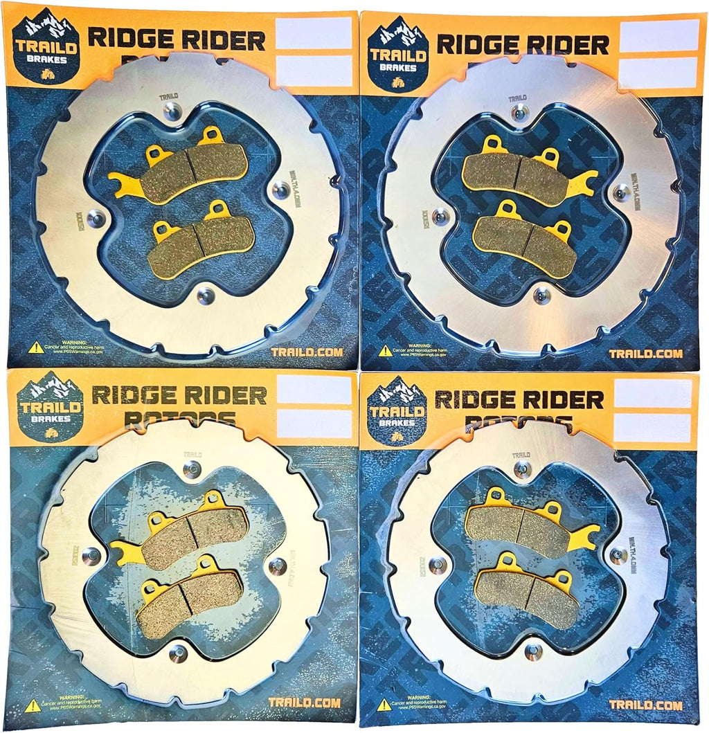 Traild Ceramic Brake Pad & Rotor Kit for Can-Am Maverick 2017-2024 Full Set
