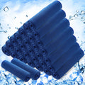 30 Pack Cooling Towels 40"x12", Dark Blue