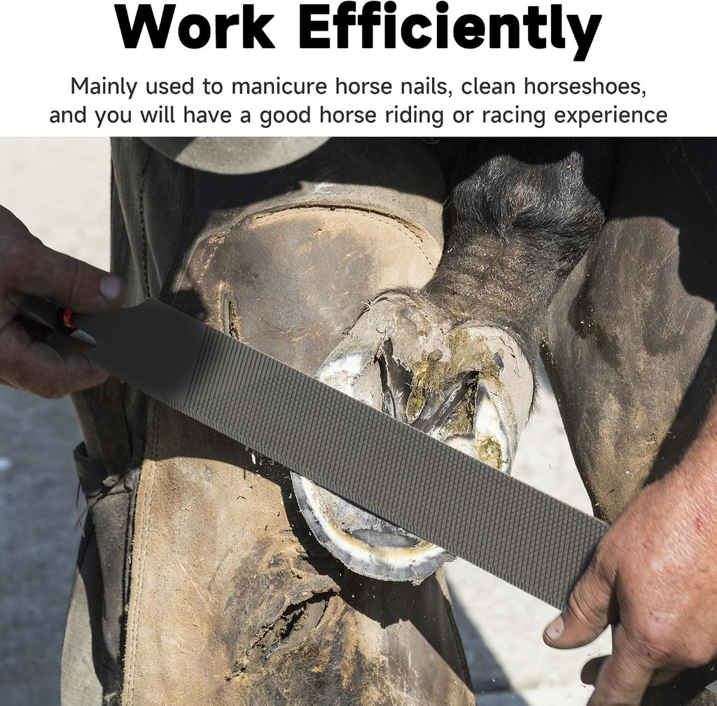 8pcs Farrier Tools Kit Hoof Nipper Horse Hoof Trimmers Farrier Tools Horseshoe Cutting Pliers, Hoof Rasp File, Goat