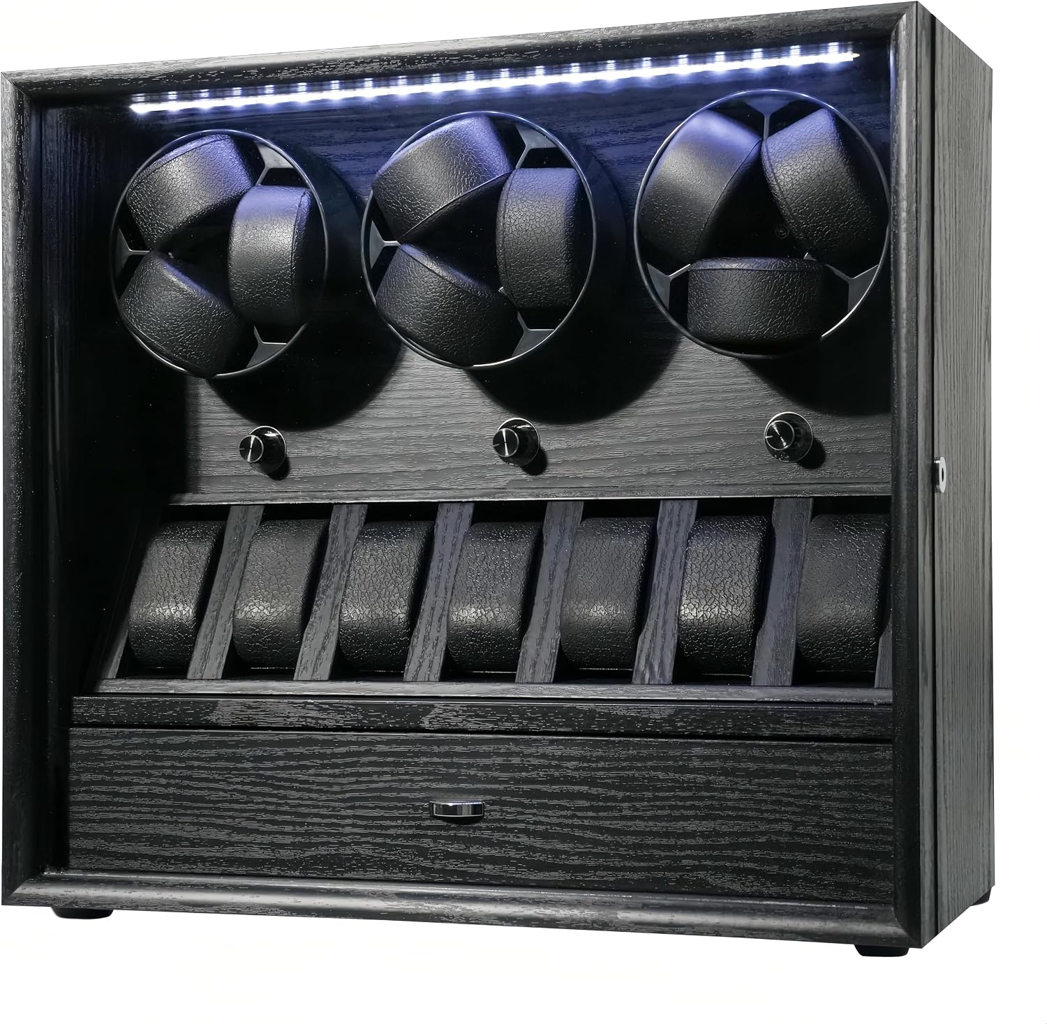 Oryx Watch Winder for 4/6/9 Automatic Watches Rotating Watch Box for Rolex | Watch Rotator Display Case Extra Watches