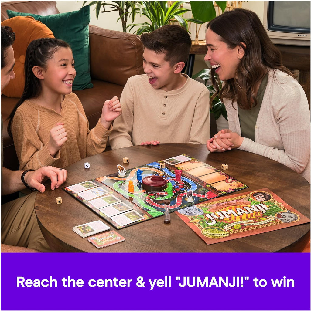 Spin Master Games, Jumanji 30th Anniversary Edition, The Classic Thrilling Adventure Family Board Game Based on the