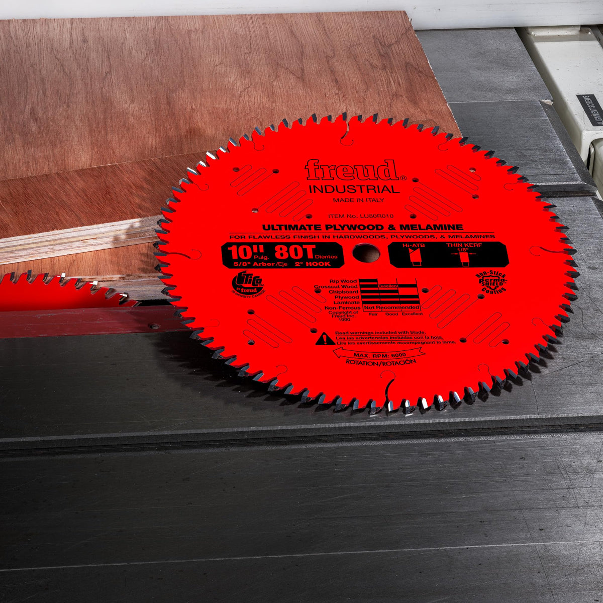 Freud LU80R012: 12" x 96T Ultimate Plywood & Melamine Blade