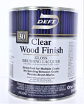 Interior Clear Wood Finish Gloss Brushing Lacquer, Quart