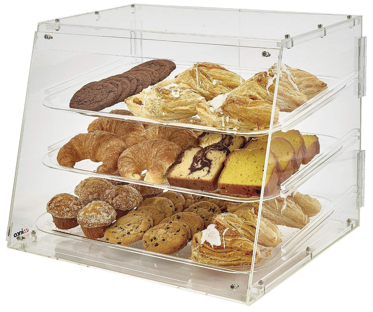 3-Tier Pastry Display Case, Acrylic Medium
