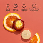 Natural Lip Scrub, Moisturizing Sugar Scrub for Dry Lips, Lip Scrubber Exfoliator with Essential Oils Smooths and