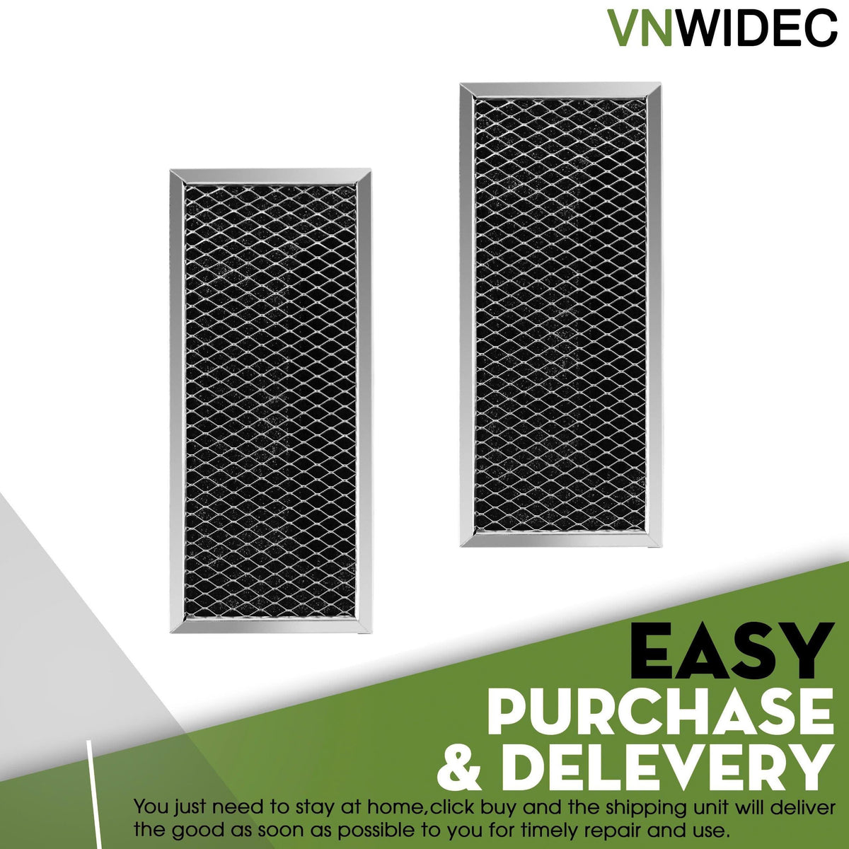 2-Pack Microwave Filter for GE PVM9179DK1BB PVM9179DK1WW PVM9179DK2BB
