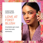 Cheeky Rose Liquid Blush - Noble, High-Pigment Dusty Rose