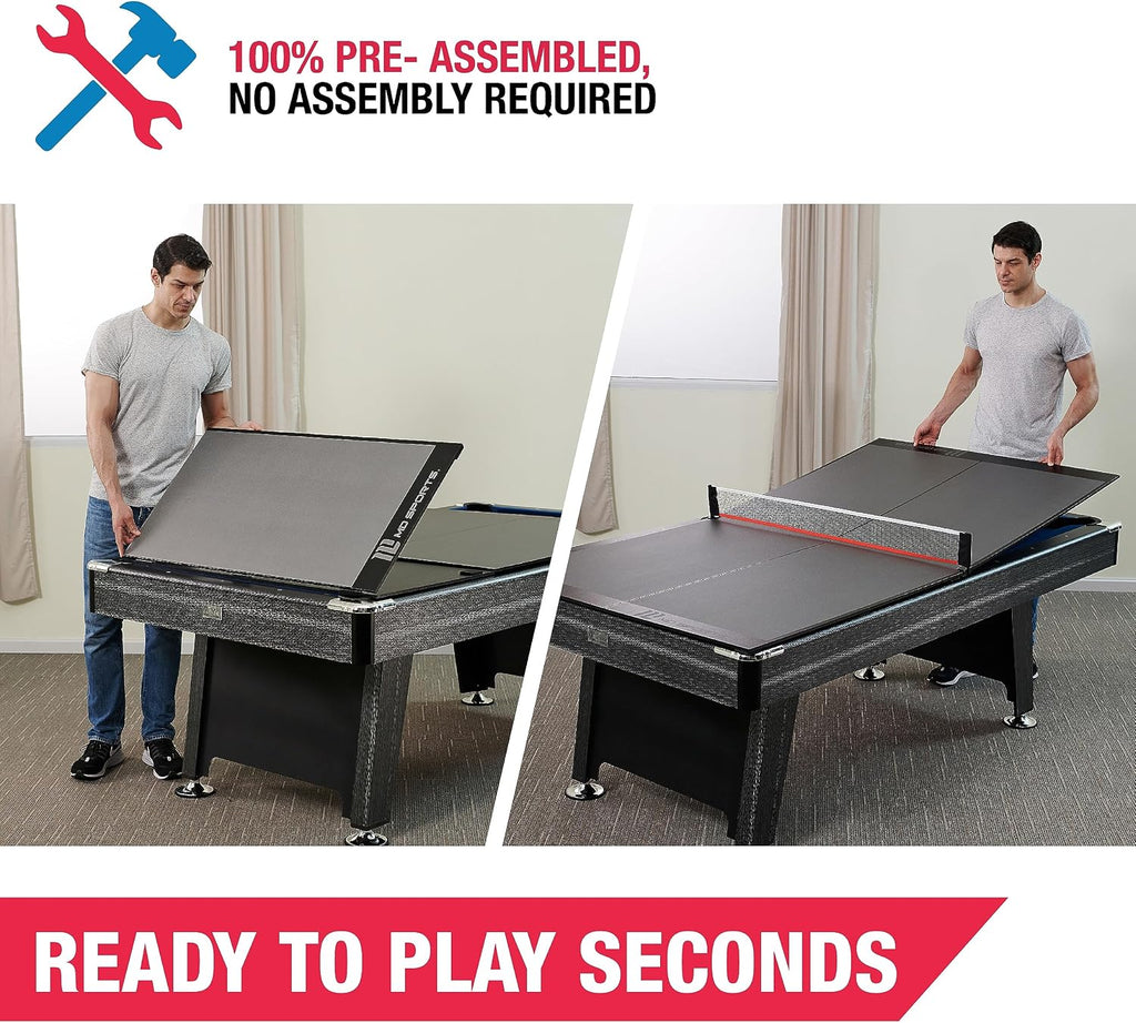 Table Tennis Tables Multiple Styles Ping Pong Tables, Foldable for Easy Storage with Nets Included, Perfect for