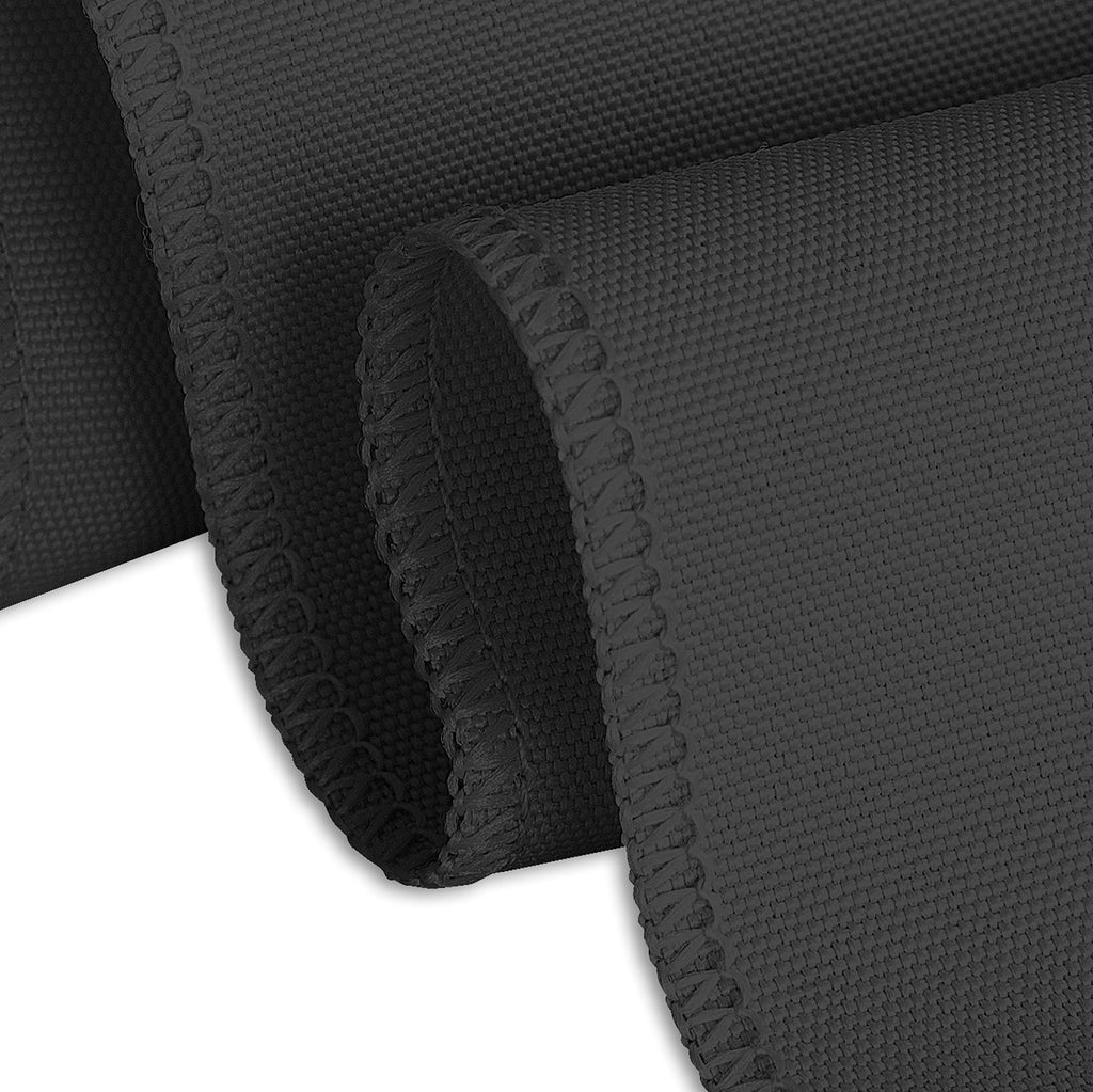 LinenTablecloth 90 x 156-Inch Rectangular Polyester Tablecloth Black