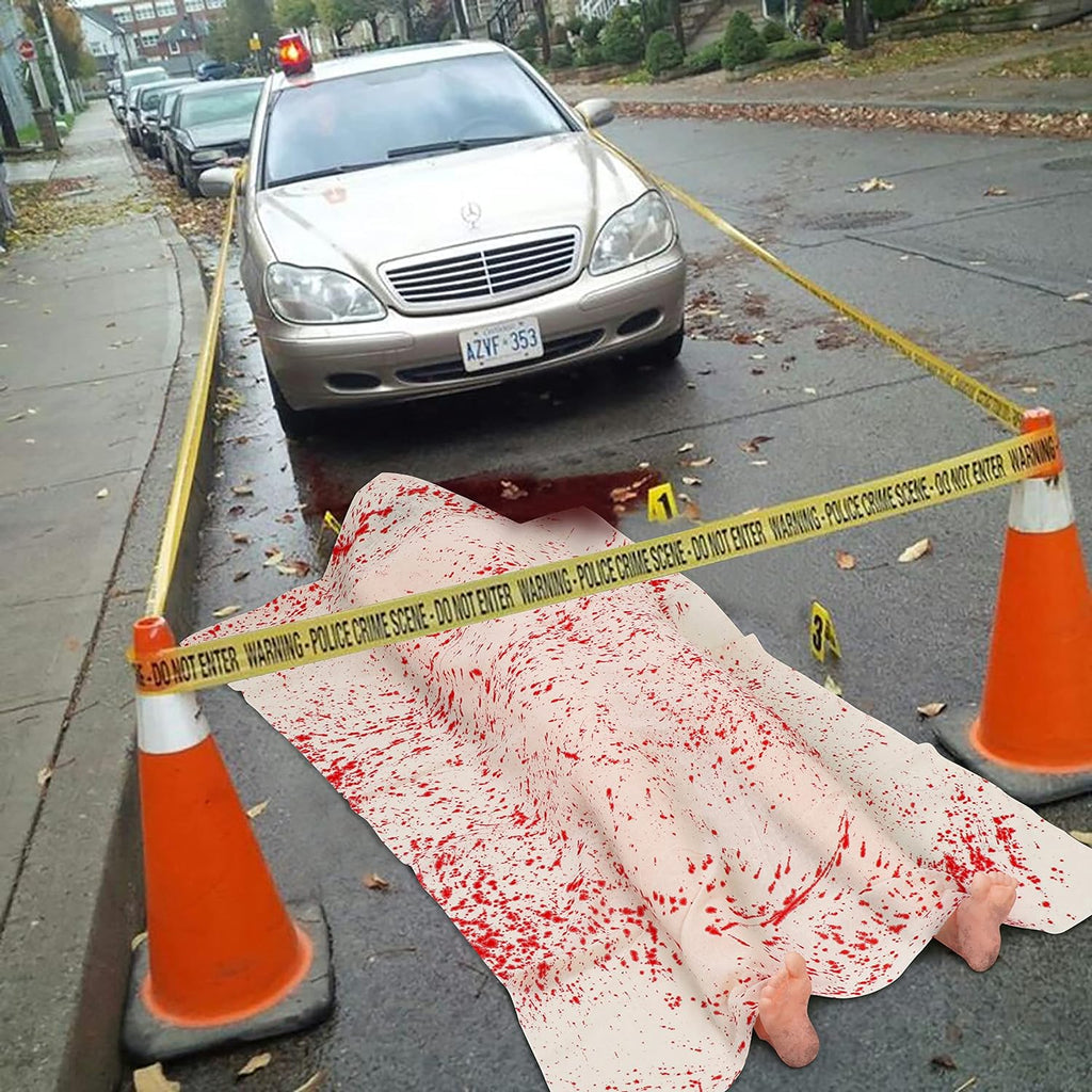 5.4ft Halloween Decorations Outdoor Props - Scary Hallowmas Back from The Grave Dead Victim Prop for Haunted House