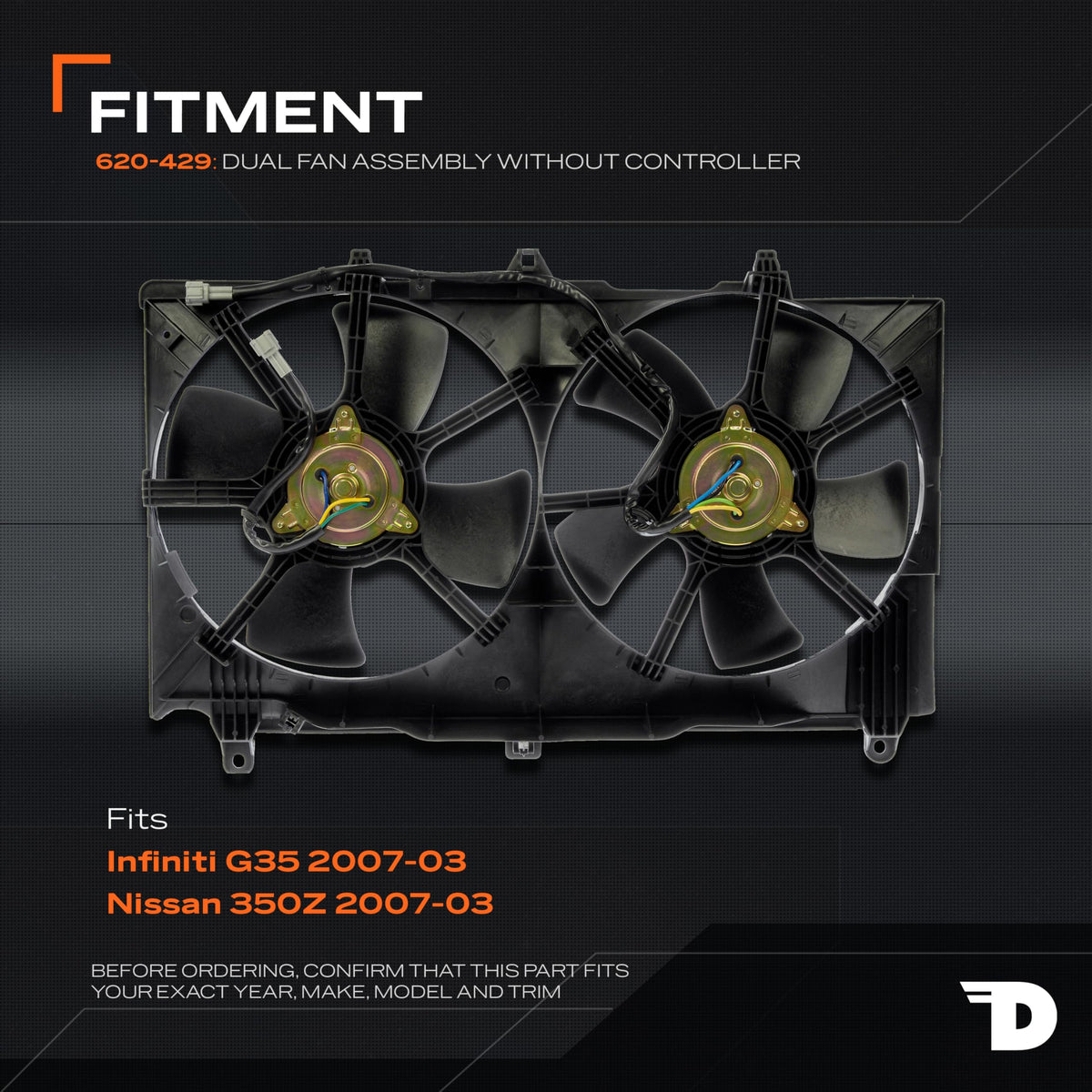 Dorman 620-429 Engine Cooling Fan Assembly