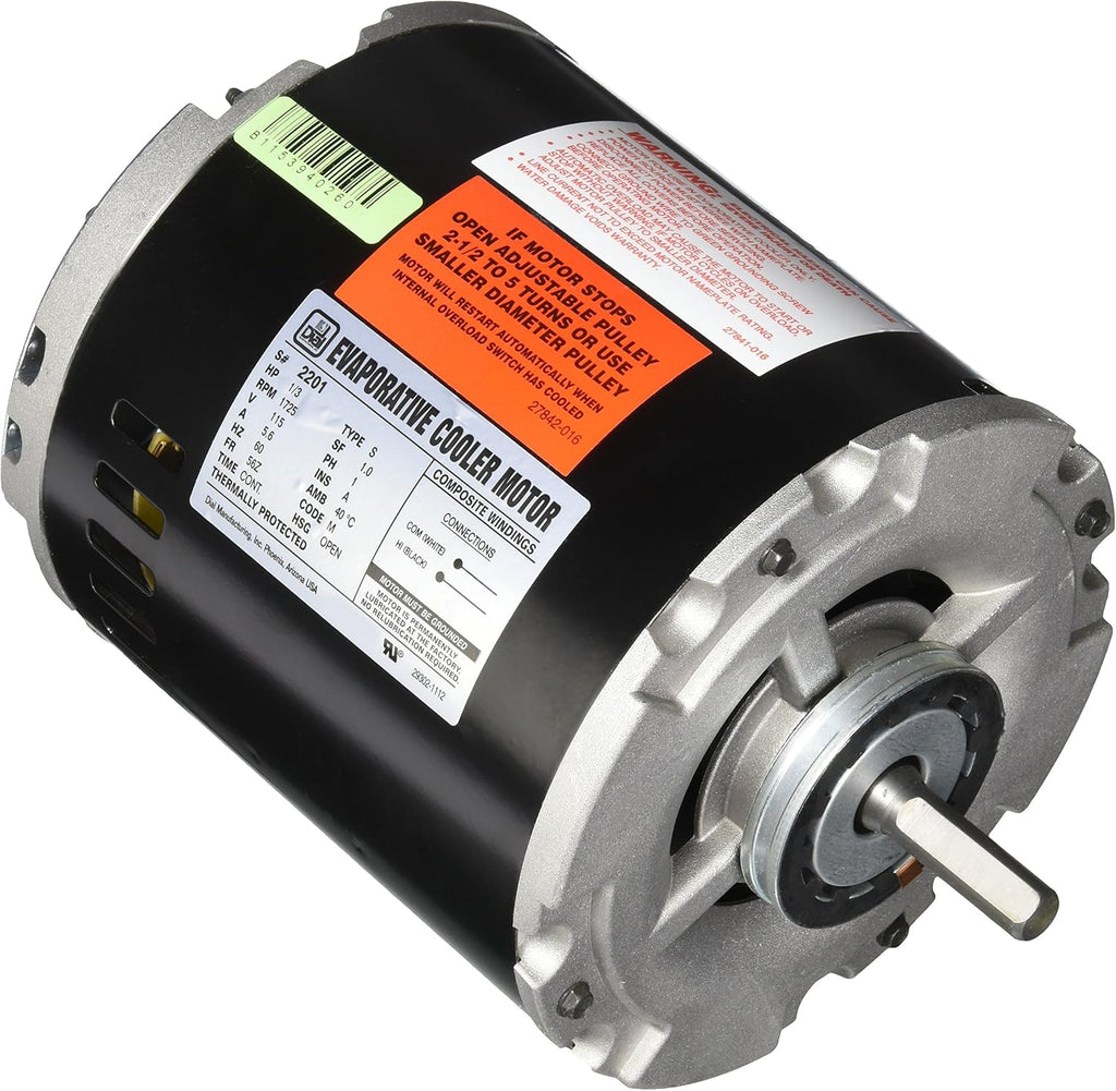 DIAL 2201 1/3 hp 115V 1SPD Motor