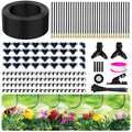 200FT 360° Adjustable Drip Irrigation Kit System for Garden Sprinklers for Yard Garden Watering System with 32