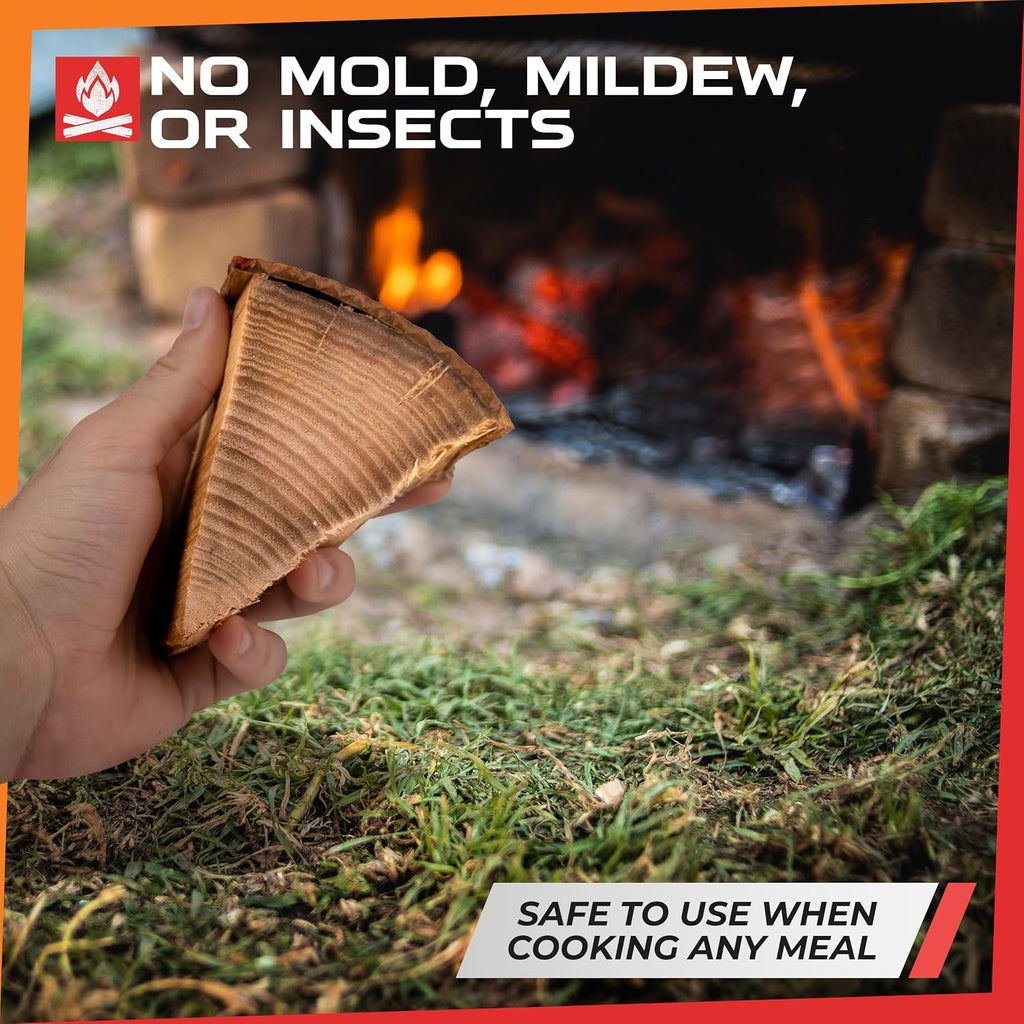Kiln Dried Firewood, Oak Firewood, Safe, Consistent Cooking Wood, Hand-Selected Wood Chunks for Smoking Upto 12 Meals