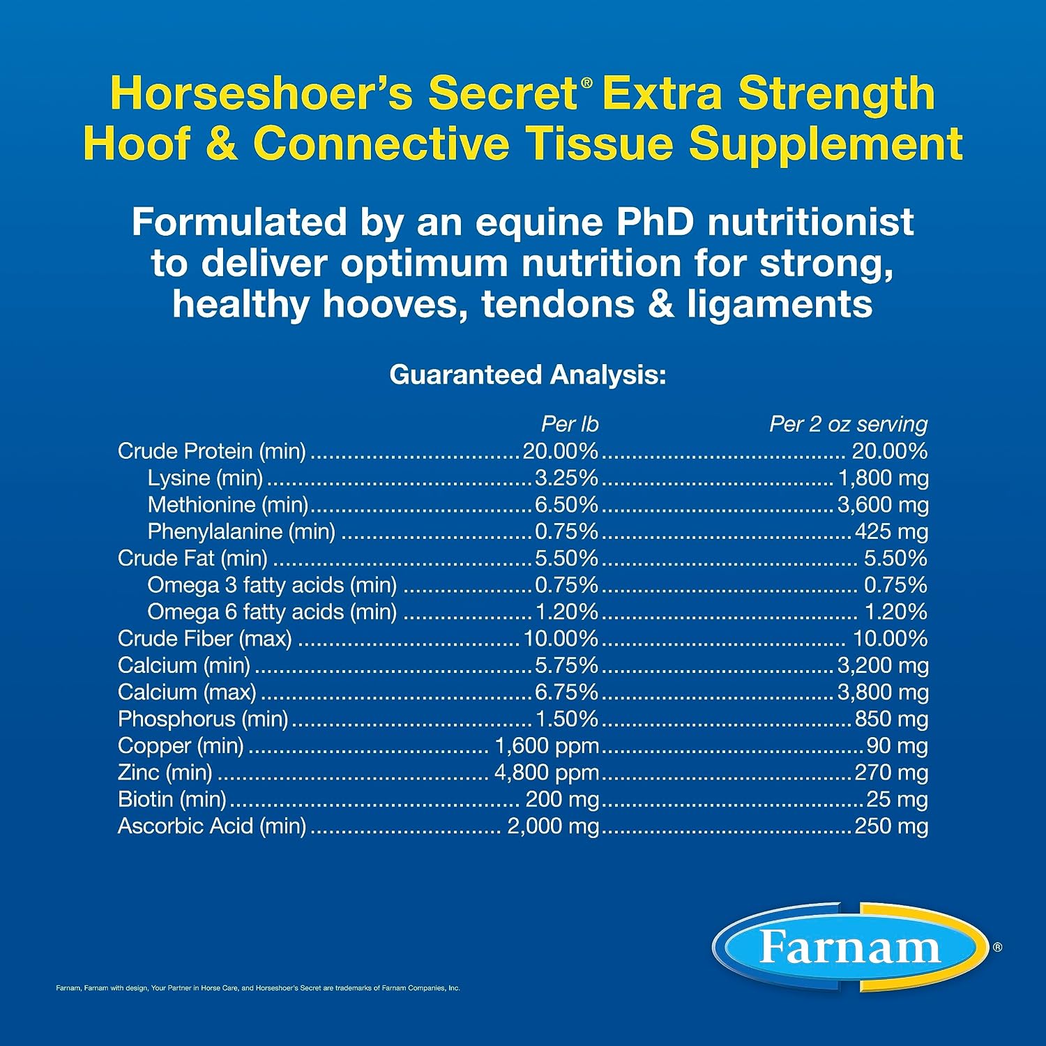 Horseshoer's Secret Extra Strength, 30 Day Supply