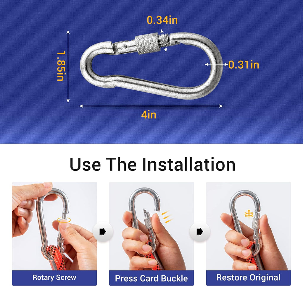 Climbing Rope, Dynamic Rock Climbing Rope, Braided Polyester Arborist Rigging Rope, Escape Equipment in