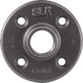 LDR 310 F-34 Floor Flange, Black, 3/4-Inch